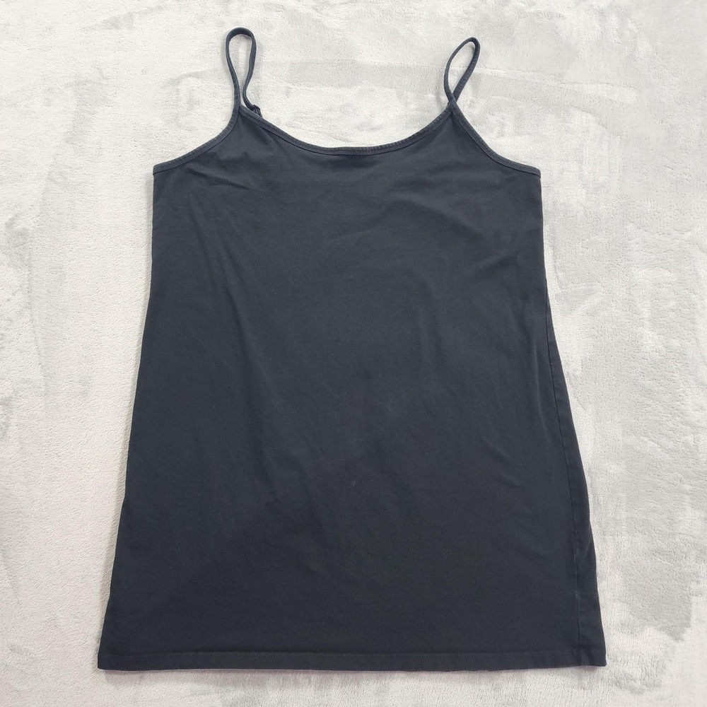 Torrid Top Womens 2X Black Jersey Camisole Tank Stretch Spaghetti Strap Layering